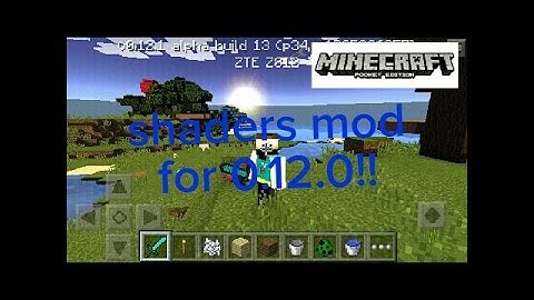 How to get the shaders for mcpe 0.12.0