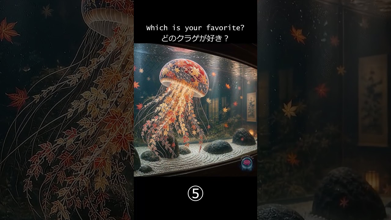【癒し】どのクラゲが好き？Beautiful Japanese Jellyfish Aquarium | Which is Your Favorite?