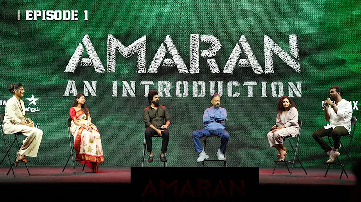 Amaran An Introduction | EP -1 | Kamal Haasan | Sivakarthikeyan | Sai Pallavi | Rajkumar | Mahendran