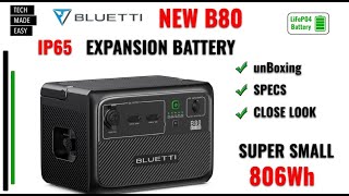 Bluetti B80 expansion battery for EB3A EB55 EB70s AC60 AC180