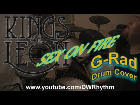 kings-of-leon---sex-on-fire-drum-cover-with-drumless-track-by-g-rad
