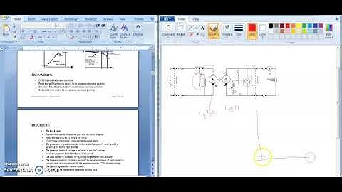 Instruction for No load and Load test on Self excited DC Shunt Generator