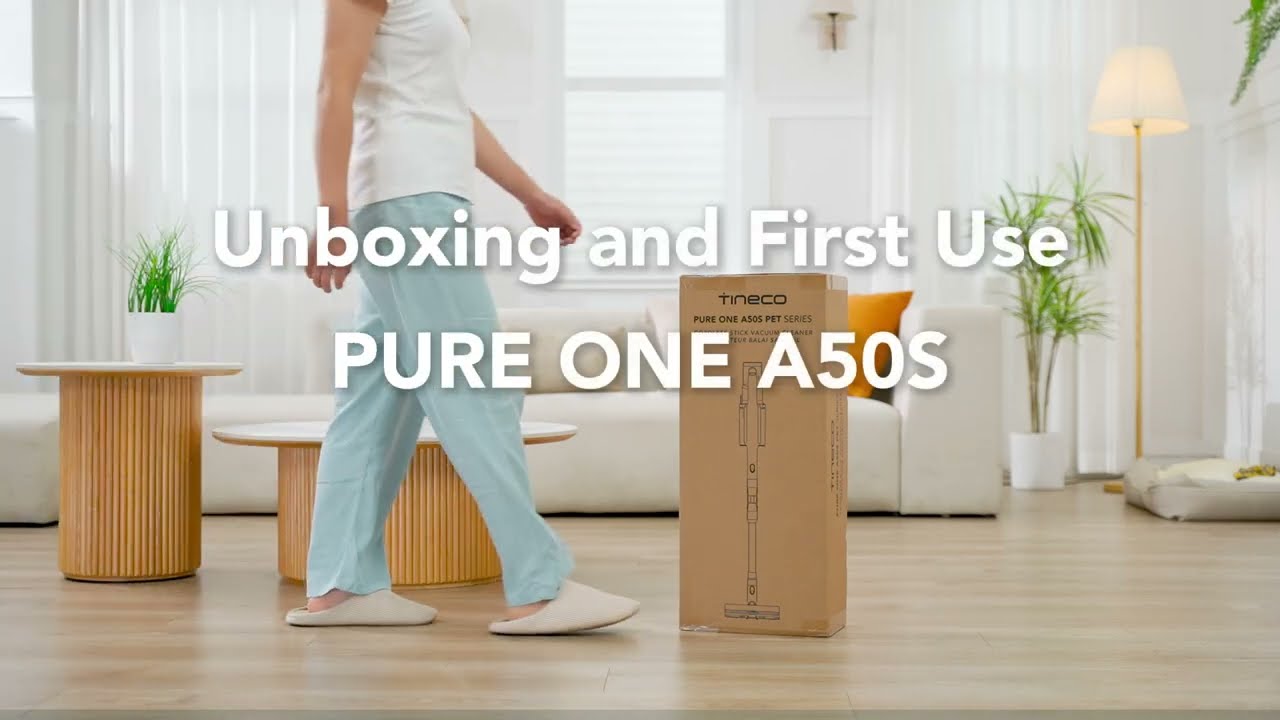 Unboxing and First Use - Tineco PURE ONE A50s