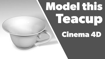C4D Tutorial - Model a Cup