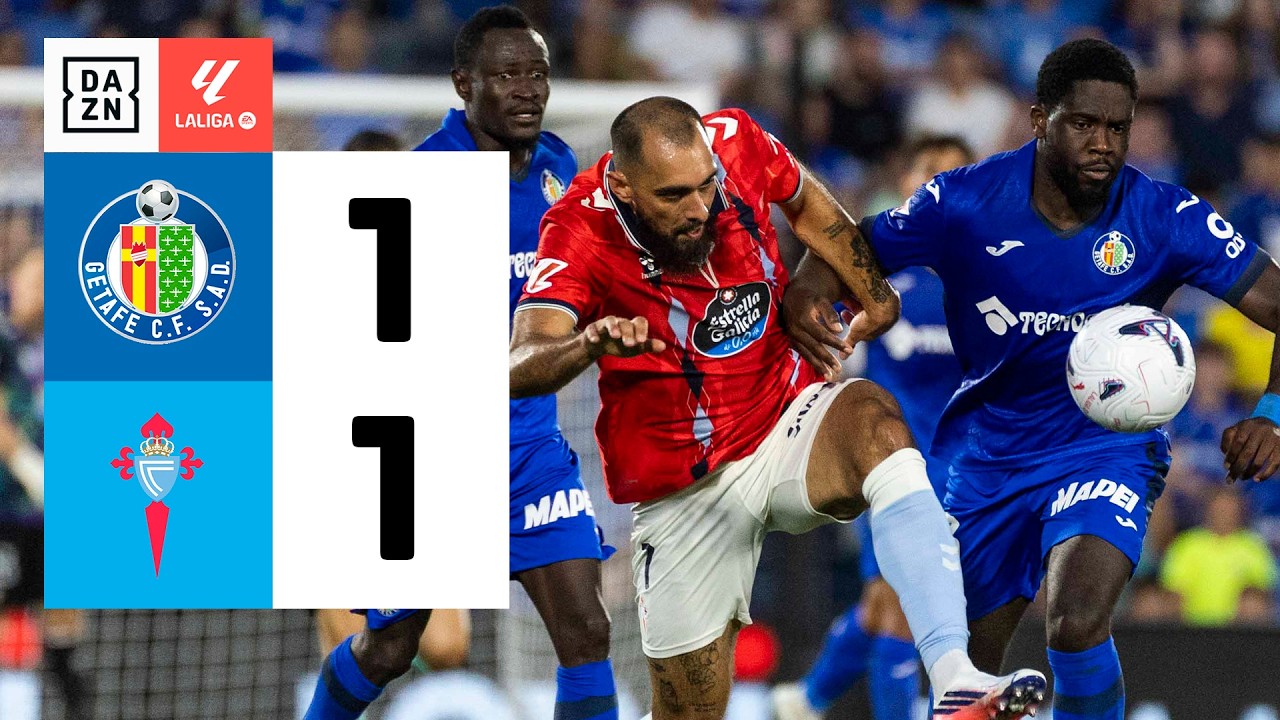Resumen: Getafe CF vs Celta (1-1) | Resumen y goles | Highlights LALIGA EA SPORTS