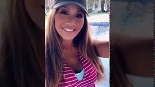 Fitness Queen Kiana Tom flexes her muscle with COSTA RICA'S CALL CENTER