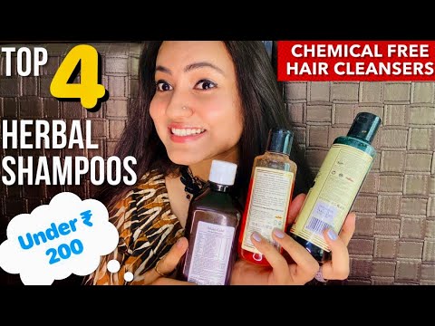 TOP 4 TOXIN FREE HERBAL SHAMPOO UNDER RS 200 | How To Shift From Chemical Shampoo To Herbal