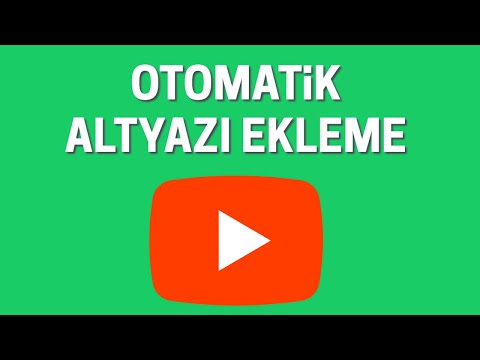 YouTube'a Otomatik Altyazı