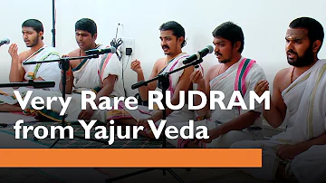 The Rudram from Shukla Yajur Veda | Kanva Shakha | Live Audio | Vedic Scholars