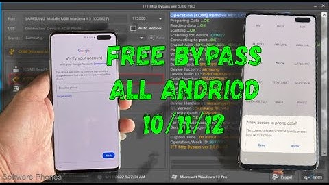 FREE TFT TOOL BYPASS FRP ALL SAMSUNG ANDRIOD 10/11/12