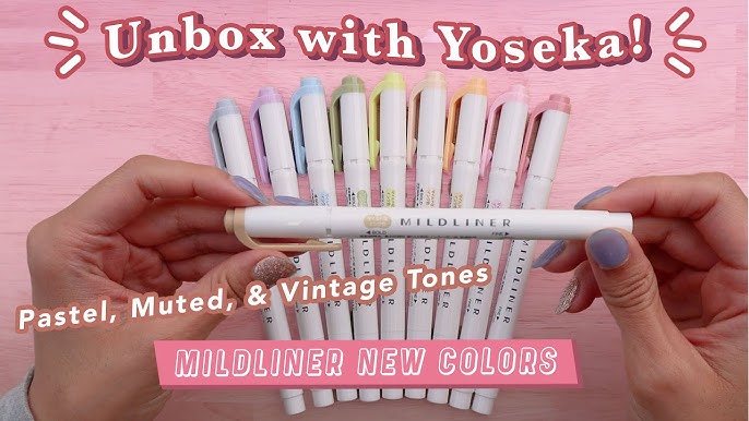 Zebra Highlighter Mildliner 5 Color Set – Yoseka Stationery