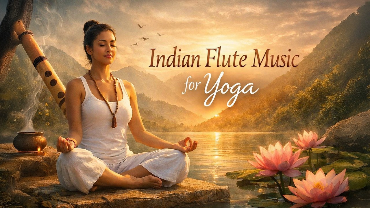Indian Flute Music for Yoga: Bansuri music, Instrumental music, Calming music, Yoga music