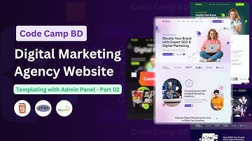 Online Agency Website in PHP with Admin Panel – Part 2 | PHP Web Development Tutorial #codecampbd