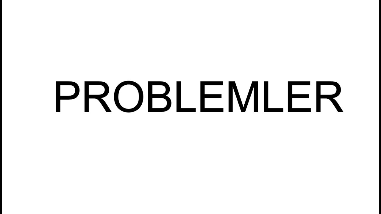 SAYI PROBLEMLERİ 1. DERS