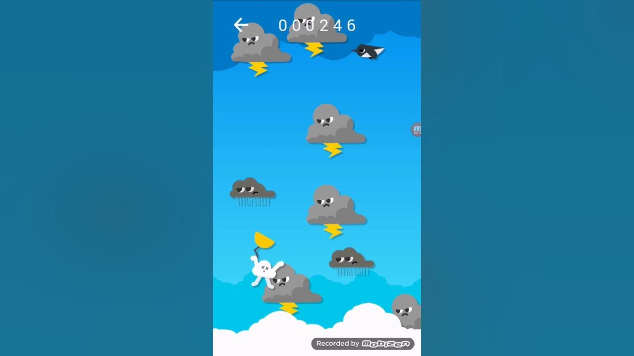 Gameplay do jogo da nuvem do google. 