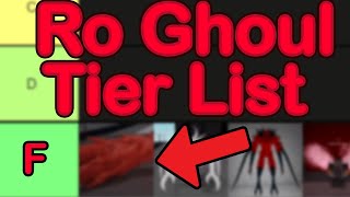 My Ro Ghoul TIER LIST!! My Ro Ghoul TIER LIST!!