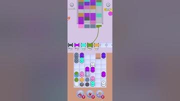 Knit Out Level 653 Solution #knitoutpuzzlegame #knitout #knitoutlevel #knitoutgame #level653