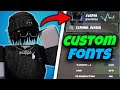 How to Get CUSTOM FONTS in Roblox (Quick Tutorial)