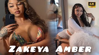 Zakeya Amber Bold Fashion Outfits & Curvy Style Icon Biography & Lifestyle