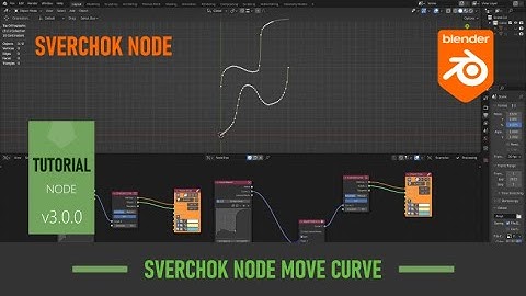 Blender Tutorial: how to move curve with same position  with SVERCHOK NODE EDITOR