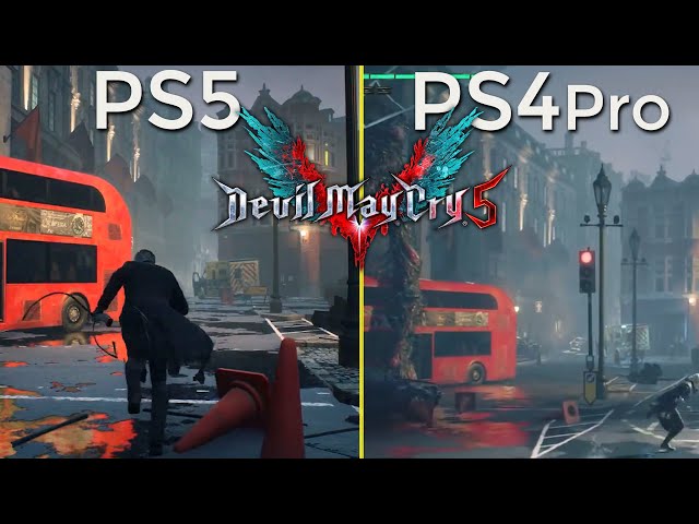 😱😲 Devil May Cry 5 Special Edition PS5 VS PS4 Pro Graphics Comparison  Gameplay 