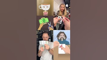 Easy Magic Trick Tutorial Original VS Animation (Minecraft Movie) @fash