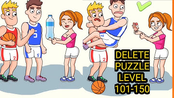 Delete Puzzle:Erase One Part - All Levels 101-150 ANSWERS Android Gameplay Walkthrough HD/STORYSTYLE