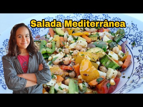Vídeo: Como Fazer Uma Salada Mediterrânea Saudável