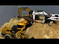 BRIDGE BUILD WITH RC HEAVY EQUIPMENT | HUINA RC EXCAVATOR #huina #construction