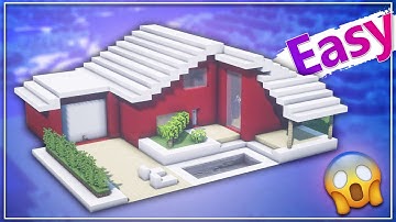 Minecraft 🌷 How to Build a Large Modern House Tutorial #54