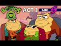 Battletoads (2020) - Act 1, All S-Ranks (Battletoad Difficulty)