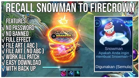 [FILE ABC+NO ABC]SCRIPT RECALL SNOWMAN TO FIRECROWN NO PASSWORD UPDATE MATHLDA PATCH