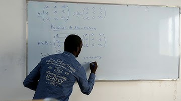 Le produit de deux Matrices  3 lignes, 3 colonnes avec PIERRE TOÏNE