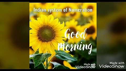 ICSE syllabus, Maths , class 5 , lesson 1. Large Numbers