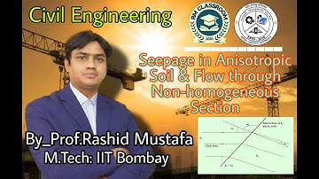 Lecture-6|Seepage in Anisotropic Soil| Seepage Analysis| Civil Engineering| Prof. Rashid Mustafa