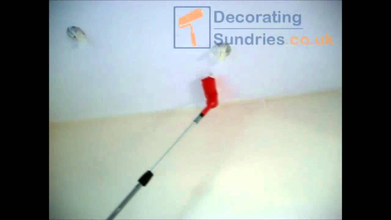 Paint Ceiling With Roller & Shield YouTube