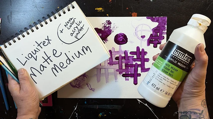 Liquitex Matte Medium - how I use it | easy art tips acrylic paint | Eva Salyer Art