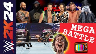LA Knight | Uncle Howdy | Omos | Ricochet | WWE 2k24 Battle Royal | Entrance with Music | Spectator