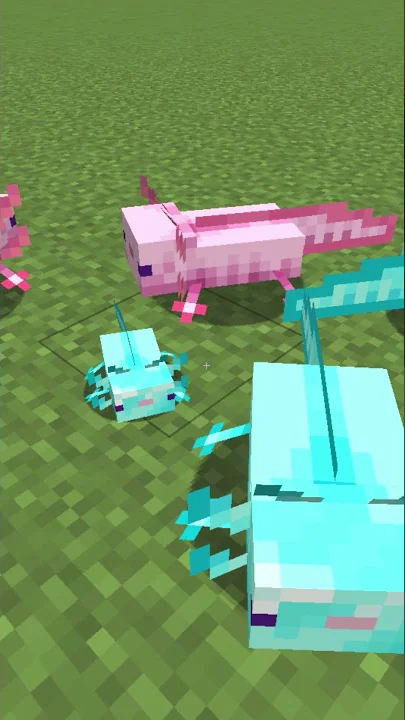 マイクラ緑のウーパールーパー