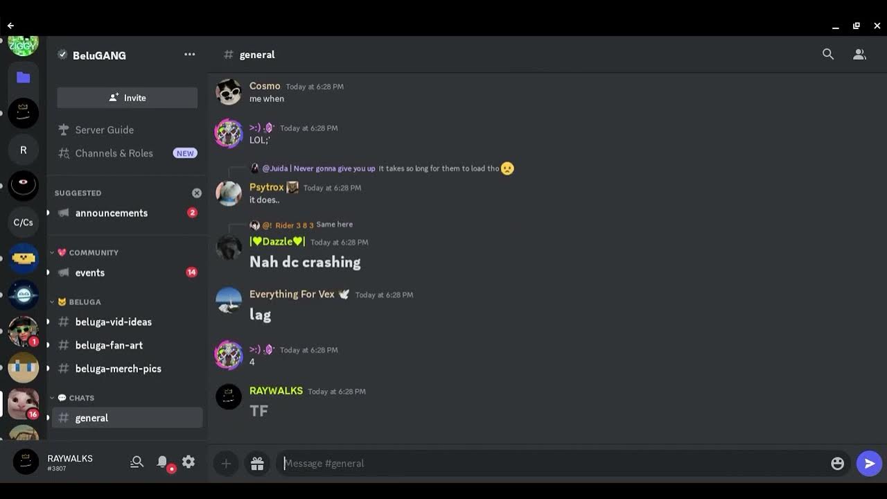 Discord lagging so hard ??? - YouTube