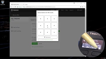Trezor Wallet Advanced Recovery Using 24 Word Seed Bitcoin Litecoin