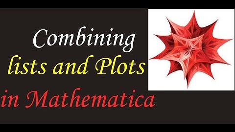 Lists and plots in mathematica