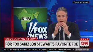 For Fox's sake! Jon Stewart's favorite foe