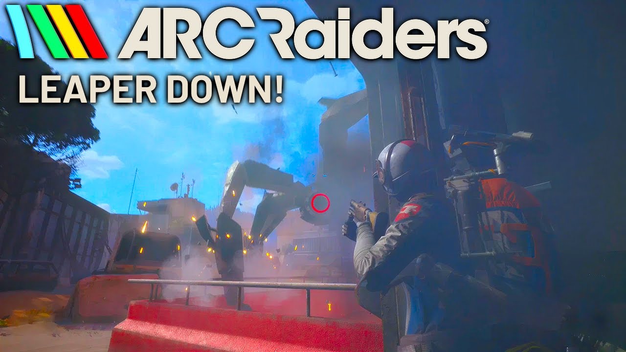 TAKING DOWN A LEAPER AT THE SPACEPORT ARC RAIDERS - YouTube
