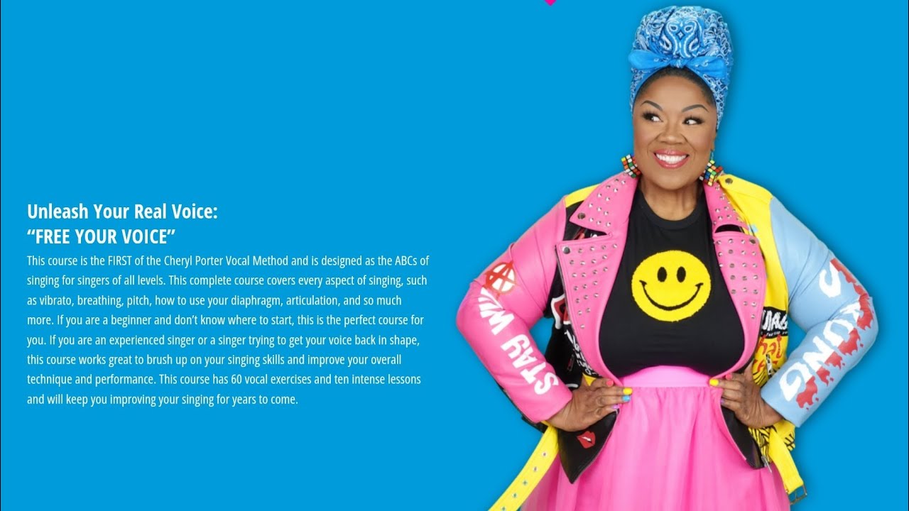 Cheryl porter vocal coach singing lesson 2026