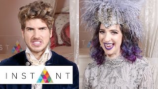 Joey Graceffa, Andrea Russett, Escape The Night Cast Play This Or That | Instant Exclusive | INSTANT