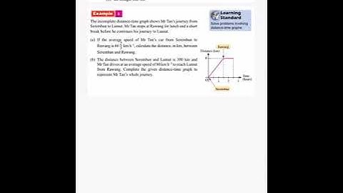 7.1.3 solve problems involving distance-time graphs
