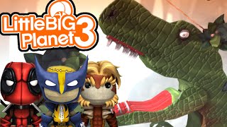 DINOSAURS ARE ANGRY! | Little Big Planet 3 Multiplayer (10)