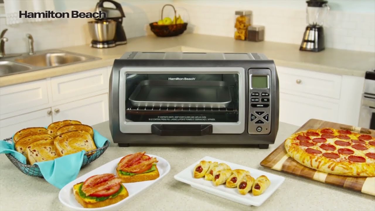 Hamilton Beach 31344D Easy Reach With Roll-Top Door Toaster Oven 4-Slice  Review 