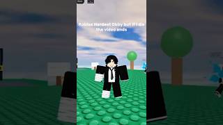 Roblox hardest obby... but if i die the video ends 💀